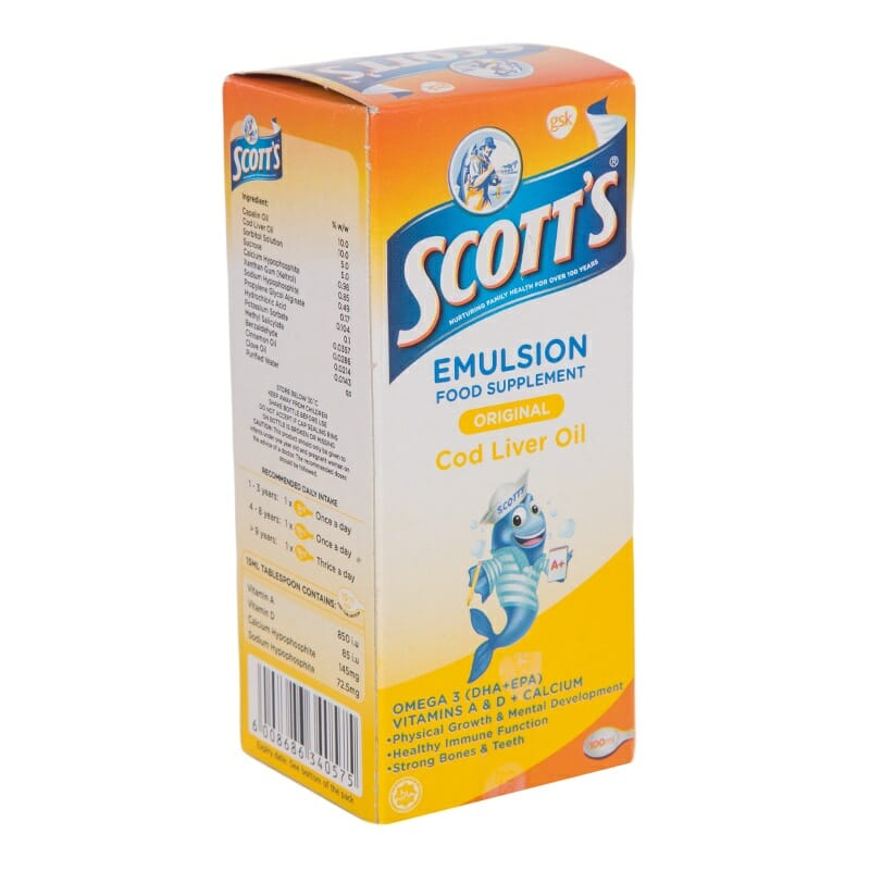 scott emulsion cod liver oil original