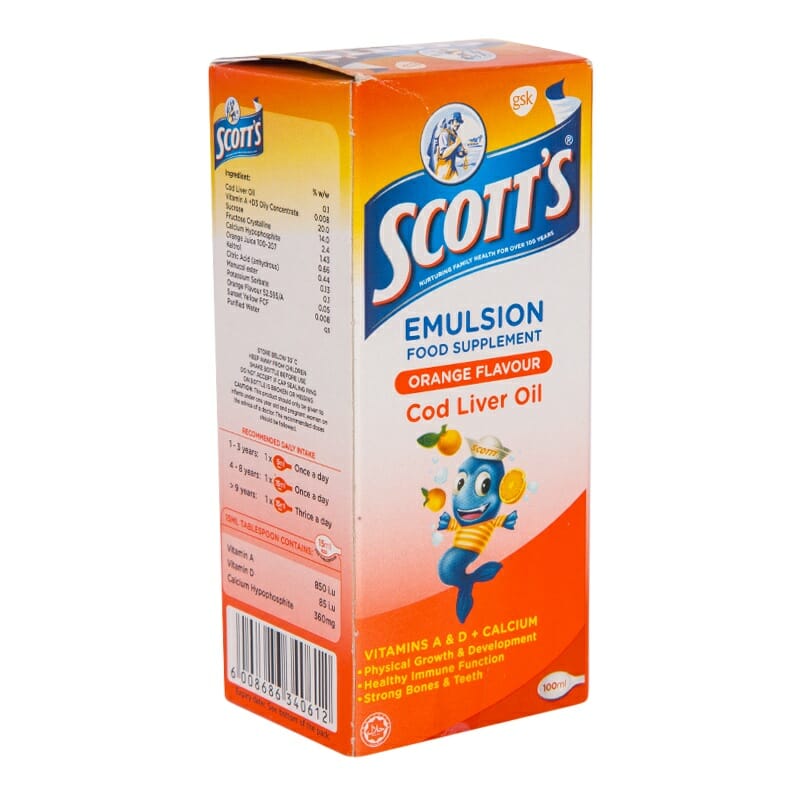 Scotts emulsion orange 100ml | Kasha Kenya