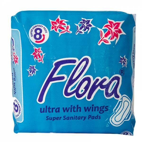 Flora Ultra Super with Wings Sanitary Pads 8s - Kasha KenyaKasha Kenya