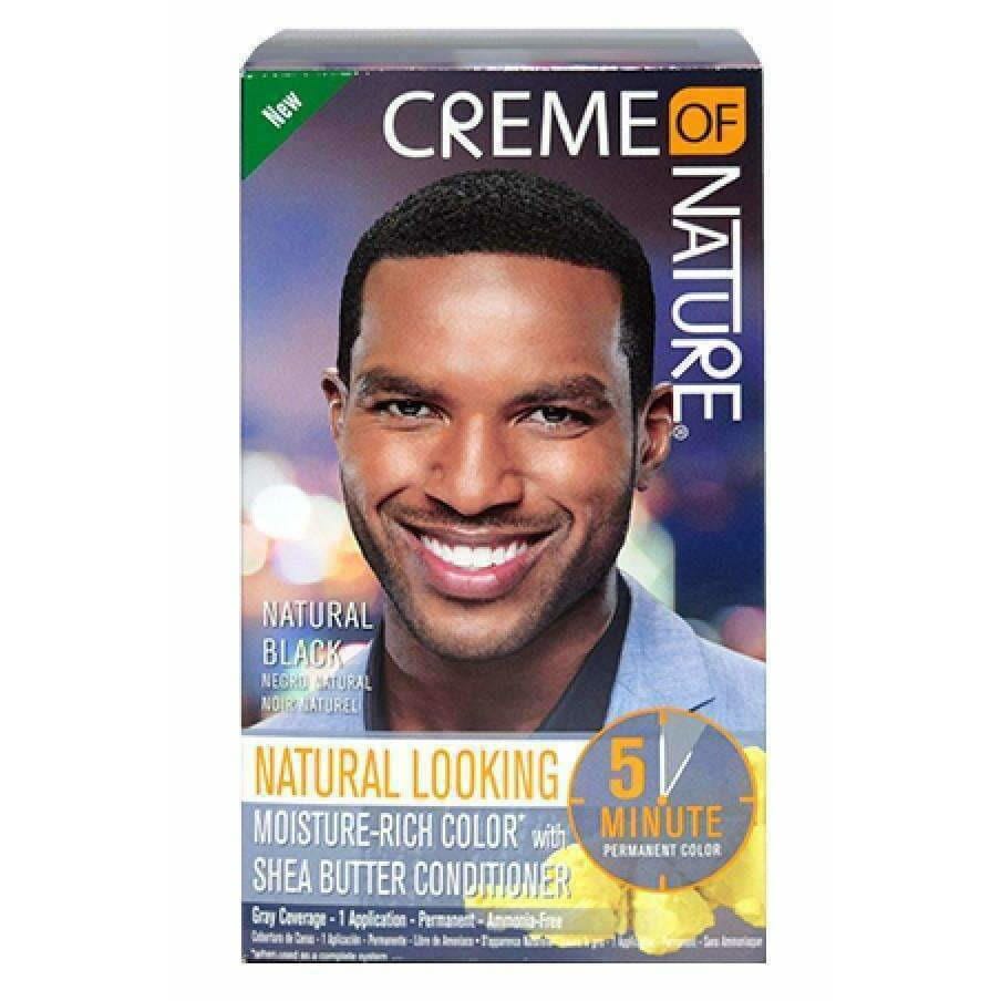 Creme Of Nature Liquid Hair Color #1 Natural Black - Moisture Rich 2oz/59ml  | Kasha KenyaKasha Kenya