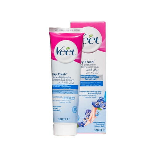 Veet Hair Removal Cream Silk & Fresh Sensitive Skin 100g | Kasha