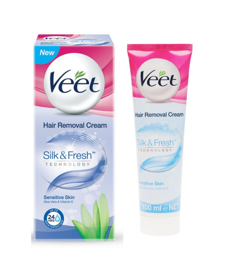 Veet Hair Removal Cream Silk & Fresh Sensitive Skin 100g ...