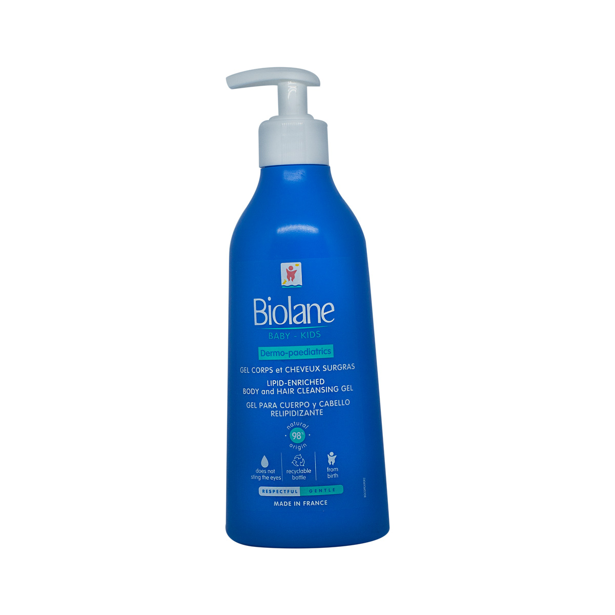 Biolane Baby Kids Lipid Enriched Body And Hair Cleansing Gel 350ml Kasha